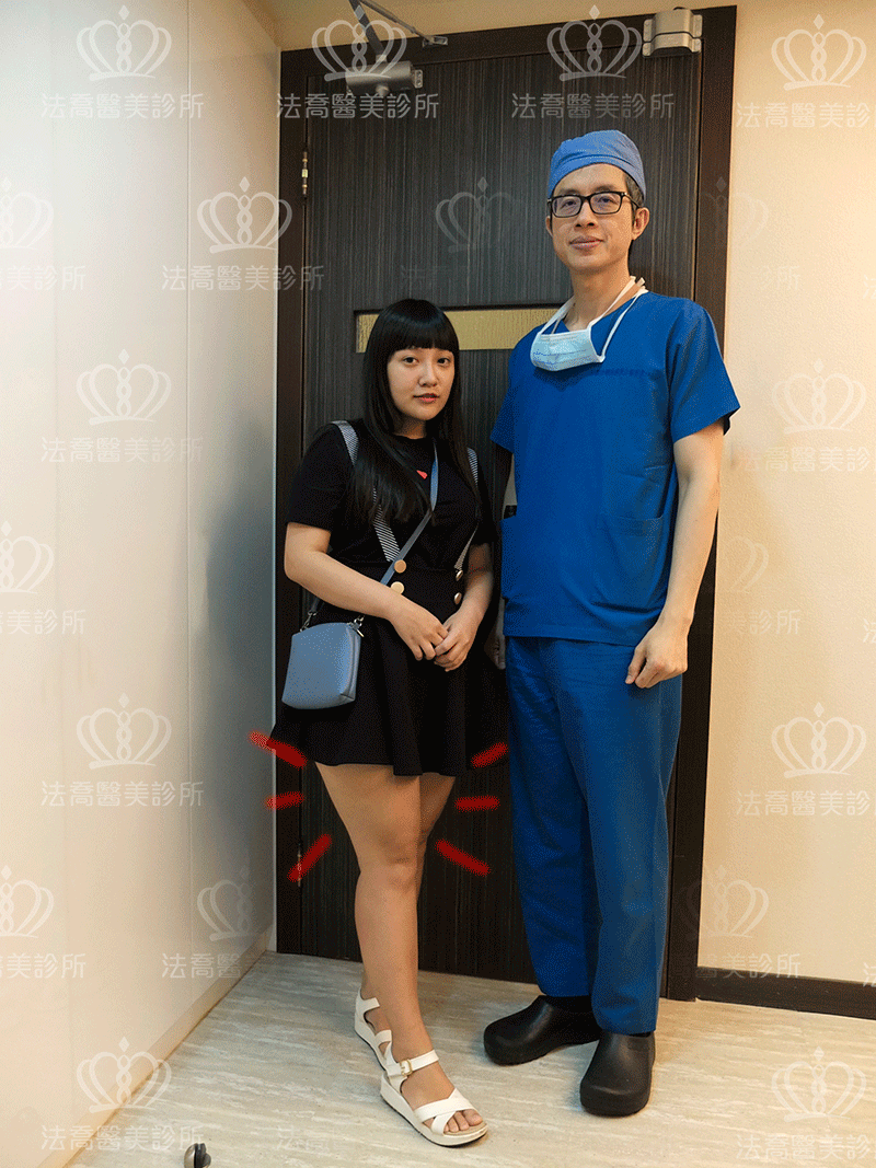 法喬醫美診所專門做威塑抽脂術前照