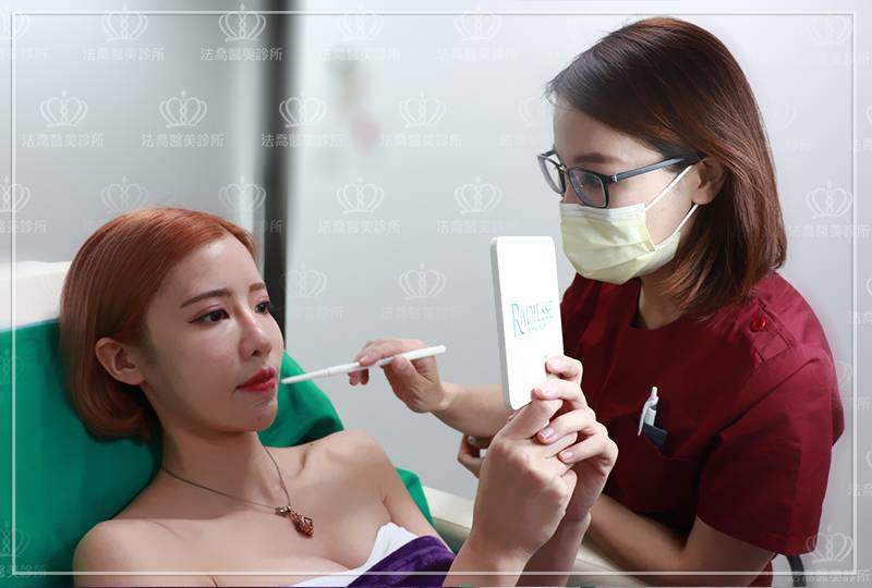 法喬醫美微整張慈恩醫師執行畫線中